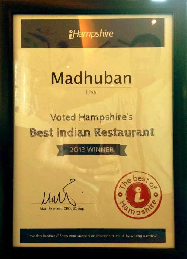 takeaway best of hampshire madhuban gu33