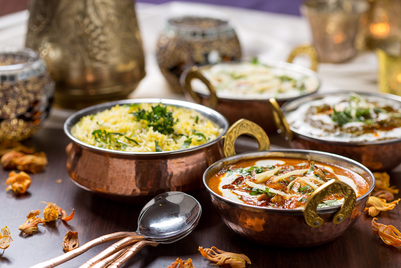 Indian Food Coriander Bangladeshi and Indian Cuisine PO5