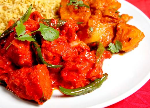 Takeaway chicken curry Saffron Indian Cuisine N8
