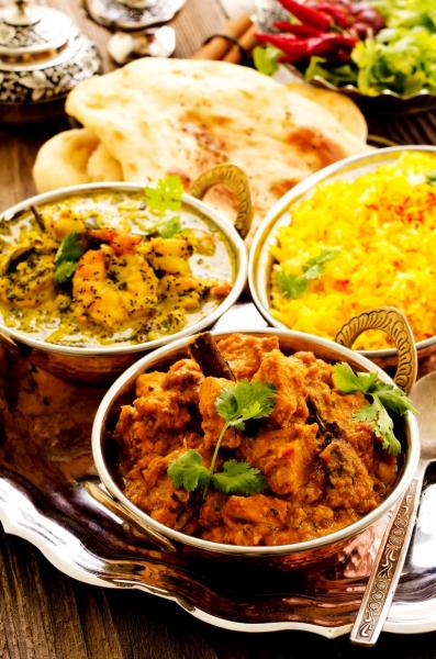 Takeaway curry Saffron Indian Cuisine N8