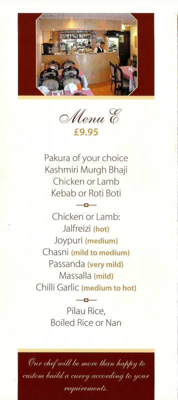 Business Lunch Menu of Eastern Pavilion | Book a Table