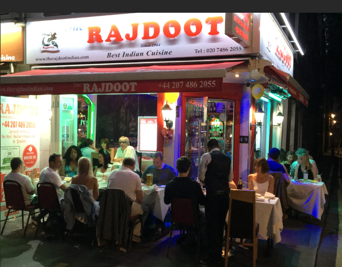 27. Restaurant and Takeaway The Rajdoot W1U
