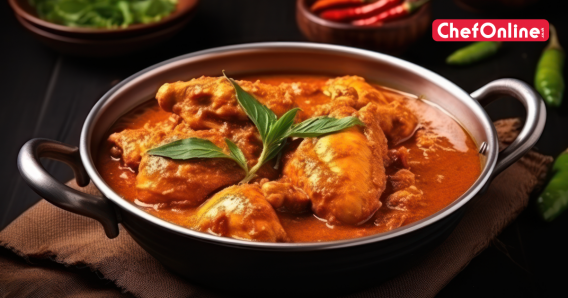 post-image--dishes-to-order-with-chicken-korma-in-an-indian-restaurant