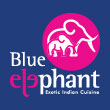 INDIAN takeaway Conwy LL30 Blue Elephant logo