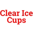 CAFE takeaway Harrow HA1 Clear Ice Cups logo